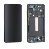 OLED Digitizer Touch Screen with Frame for Samsung Galaxy S21 FE 5G G990 (Service Pack) [Graphite]