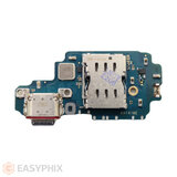 Charging Port Board and SIM Card Reader for Samsung Galaxy S22 Ultra