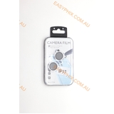 Rear Camera Lens Glass Protector With Ring for iPhone 17 (With Packing) [Silver]