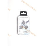 Rear Camera Lens Glass Protector With Ring for iPhone 17 Pro (With Packing) [Silver]