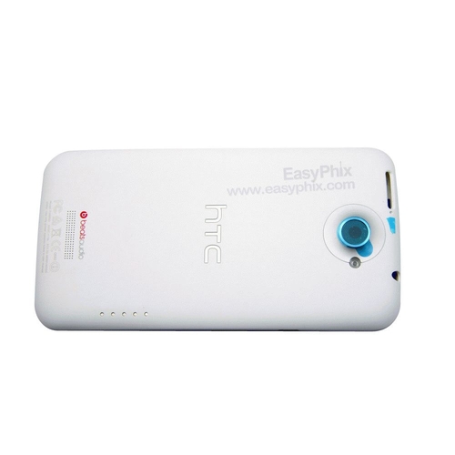 HTC One X Back Housing with Power and Volume Button [White]