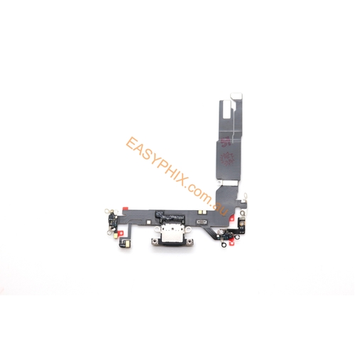 Charging Port Flex Cable for iPhone 16 (OEM) [Black]