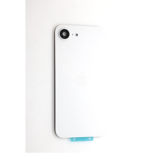 Back Cover Assembly for iPhone 16e with camera and back rack (High Quality) [White]