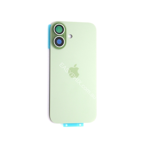 Back Cover Assembly for iPhone 17 with camera lens and back rack (High Quality) [Green]