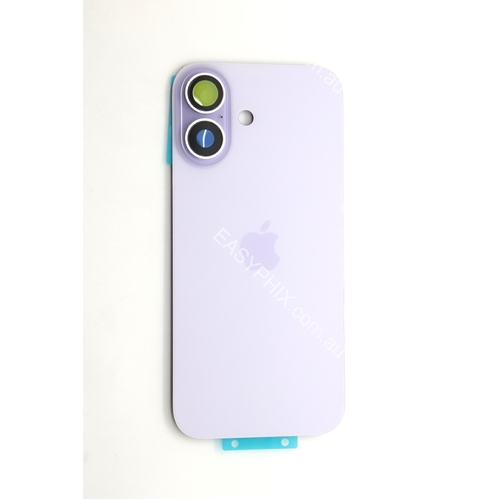 Back Cover Assembly for iPhone 17 with camera lens and back rack (High Quality) [Purple]