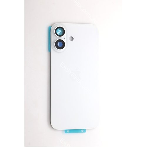 Back Cover Assembly for iPhone 17 with camera lens and back rack (High Quality) [White]