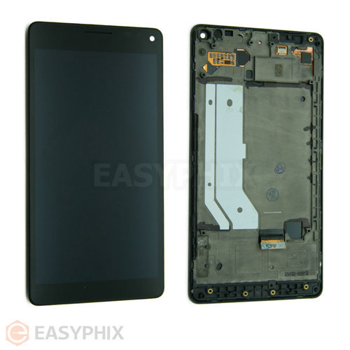 Microsoft Lumia 950 XL LCD and Digitizer Touch Screen Assembly with Frame [Black]