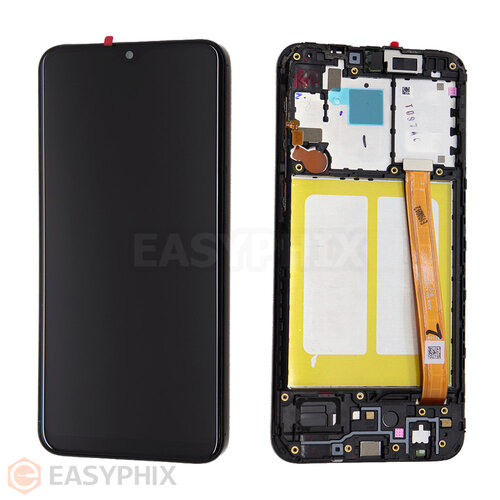 LCD and Digitizer Touch Screen Assembly with Frame for Samsung Galaxy A20e A202 [Black]