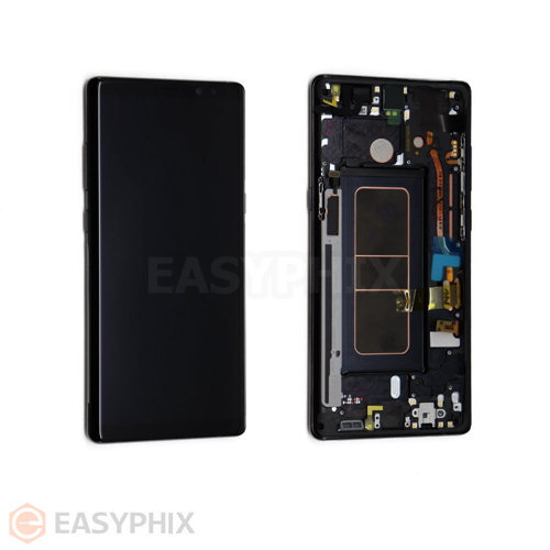 LCD and Digitizer Touch Screen Assembly with Frame for Samsung Galaxy Note 8 SM-N950F (Service Pack) [Black]