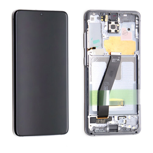 OLED Digitizer Touch Screen with Frame for Samsung Galaxy S20 G980 / 5G G981 (Service Pack) [Grey]