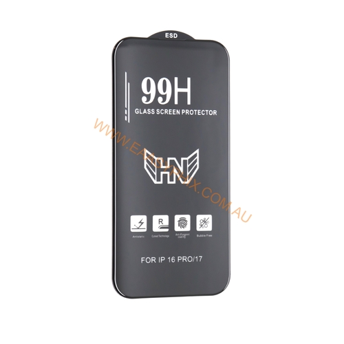 Tempered Glass Screen Protector 99H for iPhone 16 Pro / 17 (No Packing)