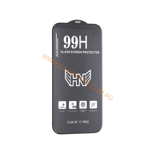 Tempered Glass Screen Protector 99H for iPhone 17 Pro /18 Pro (No Packing)